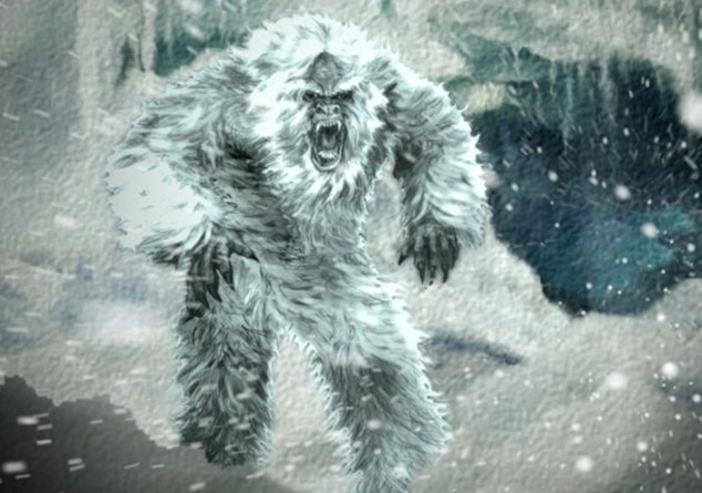 angry abominable snowman